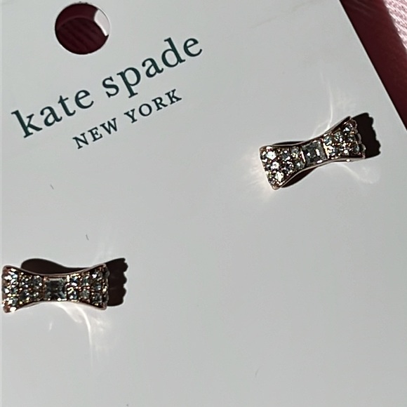 Kate Spade Pavé Bow Earrings - New - Picture 10 of 10